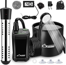 WADEO Kannettava Leiri Suihku vedenlämmittimellä